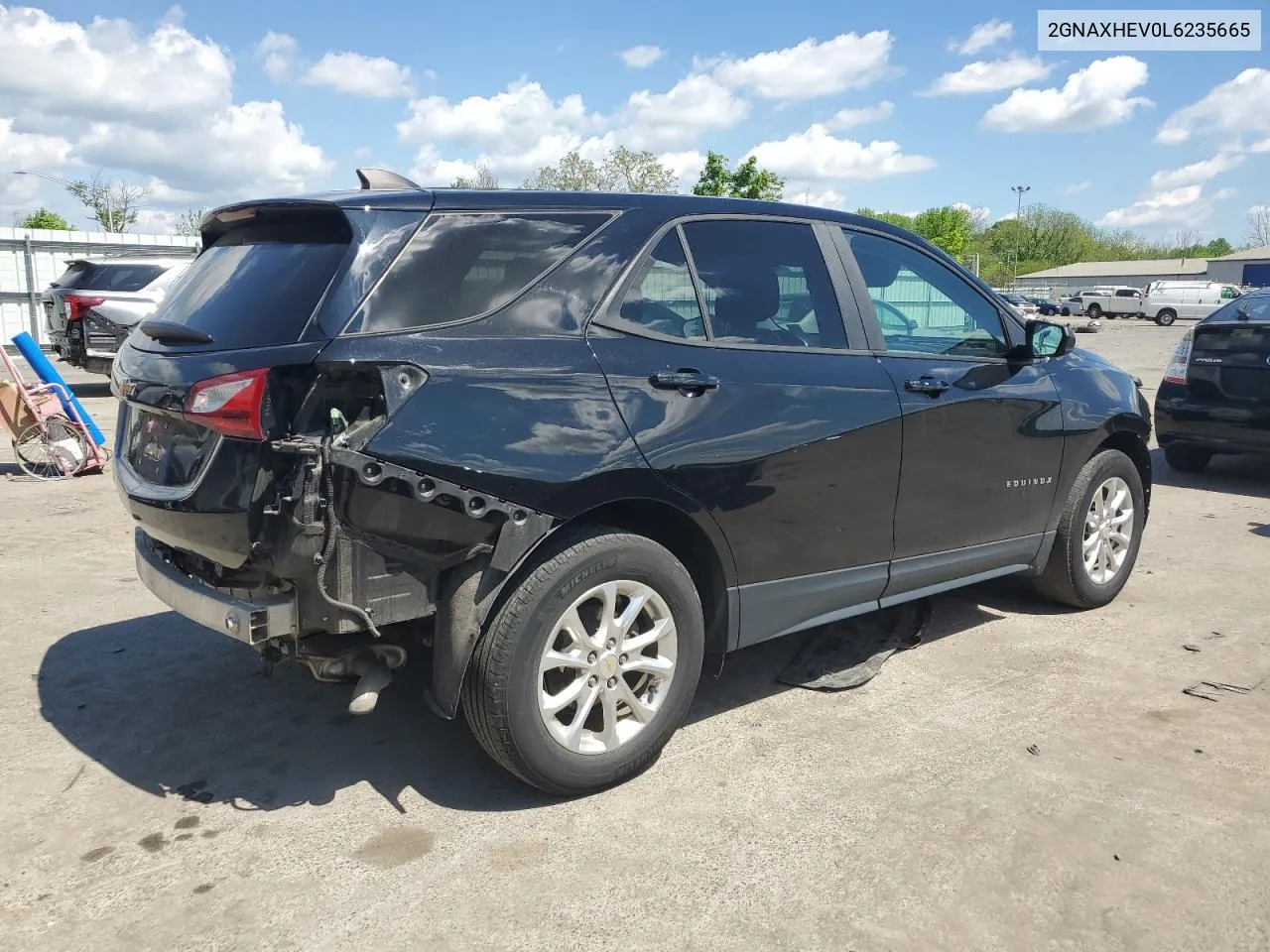 2020 Chevrolet Equinox Ls VIN: 2GNAXHEV0L6235665 Lot: 52829664