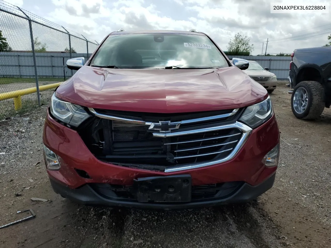 2020 Chevrolet Equinox Premier VIN: 2GNAXPEX3L6228804 Lot: 52883234