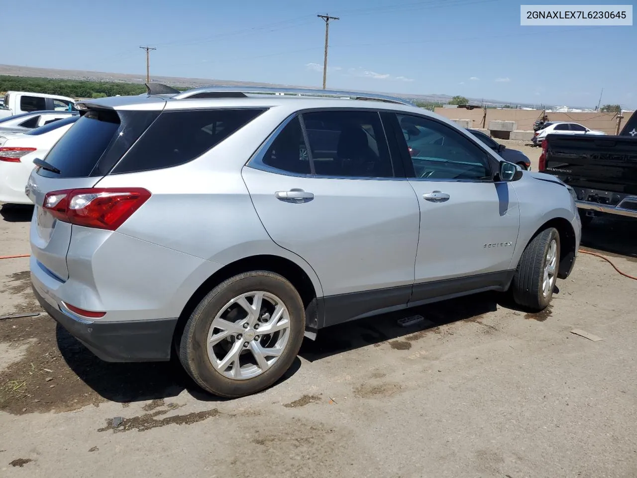 2020 Chevrolet Equinox Lt VIN: 2GNAXLEX7L6230645 Lot: 52955954