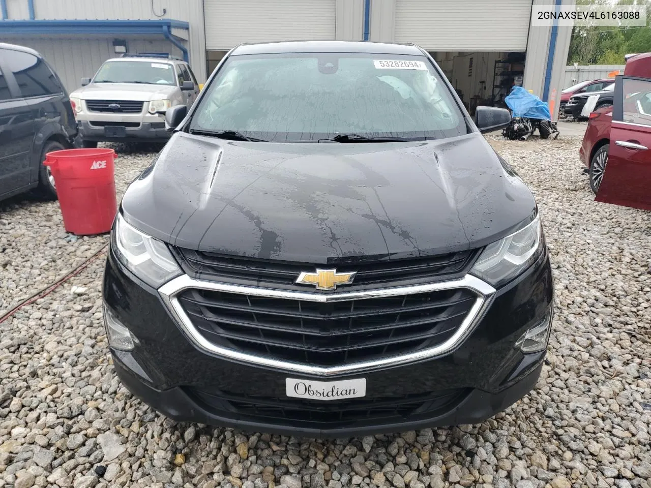 2020 Chevrolet Equinox Ls VIN: 2GNAXSEV4L6163088 Lot: 53282694