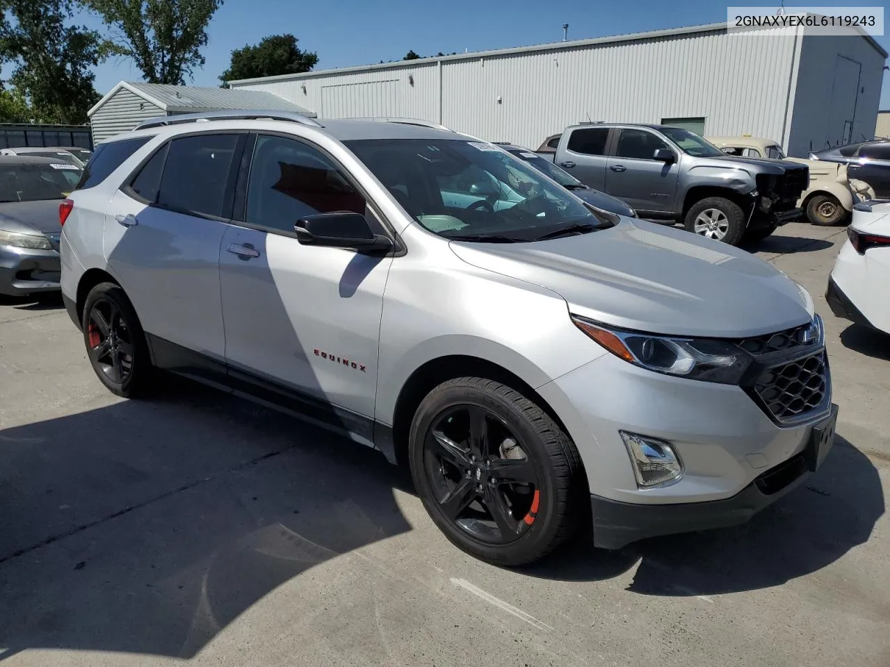 2020 Chevrolet Equinox Premier VIN: 2GNAXYEX6L6119243 Lot: 53963994