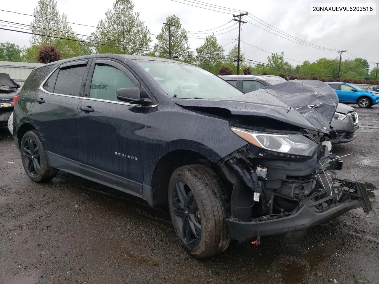 2020 Chevrolet Equinox Lt VIN: 2GNAXUEV9L6203516 Lot: 54084404