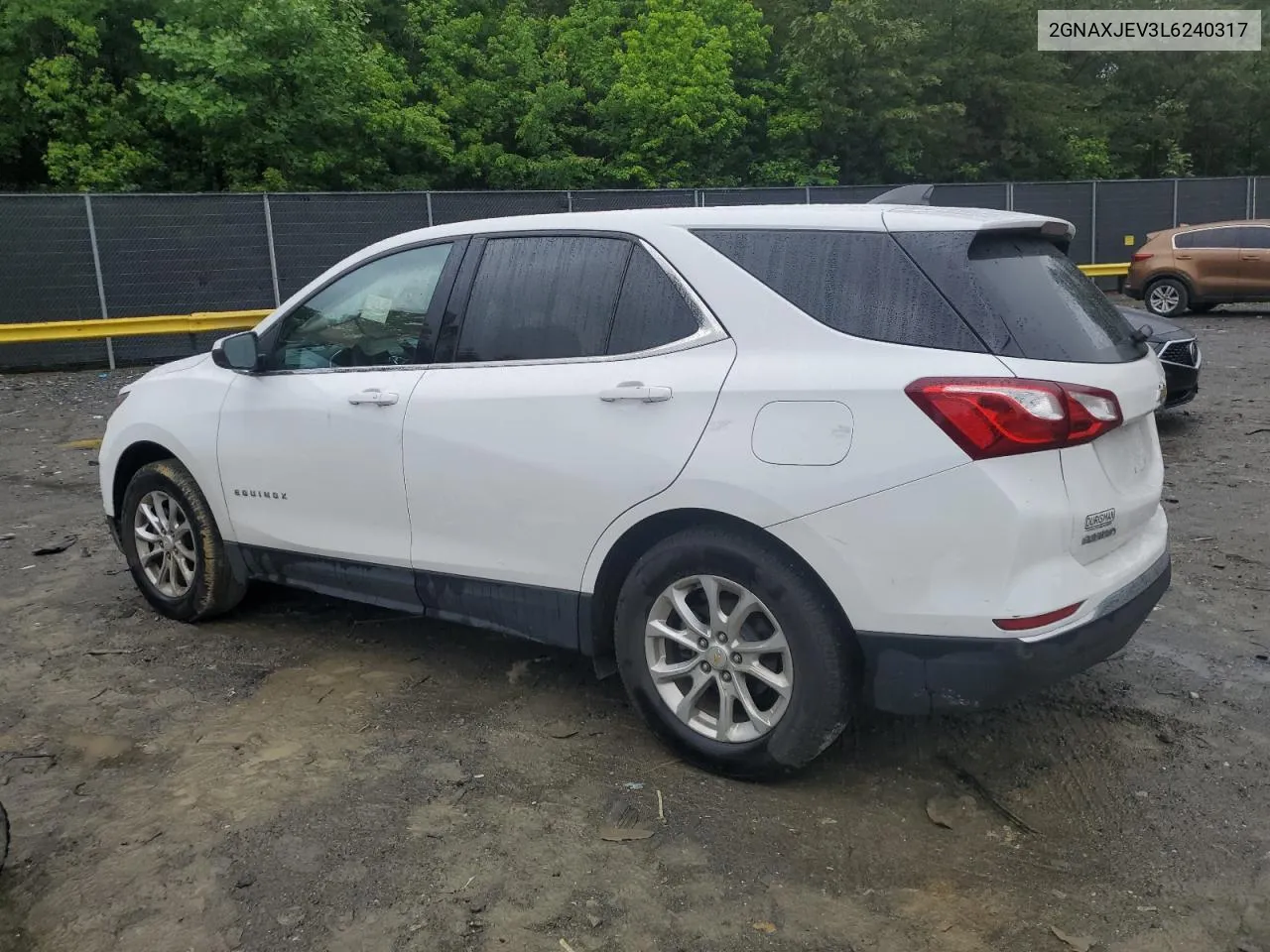 2020 Chevrolet Equinox Lt VIN: 2GNAXJEV3L6240317 Lot: 54913054