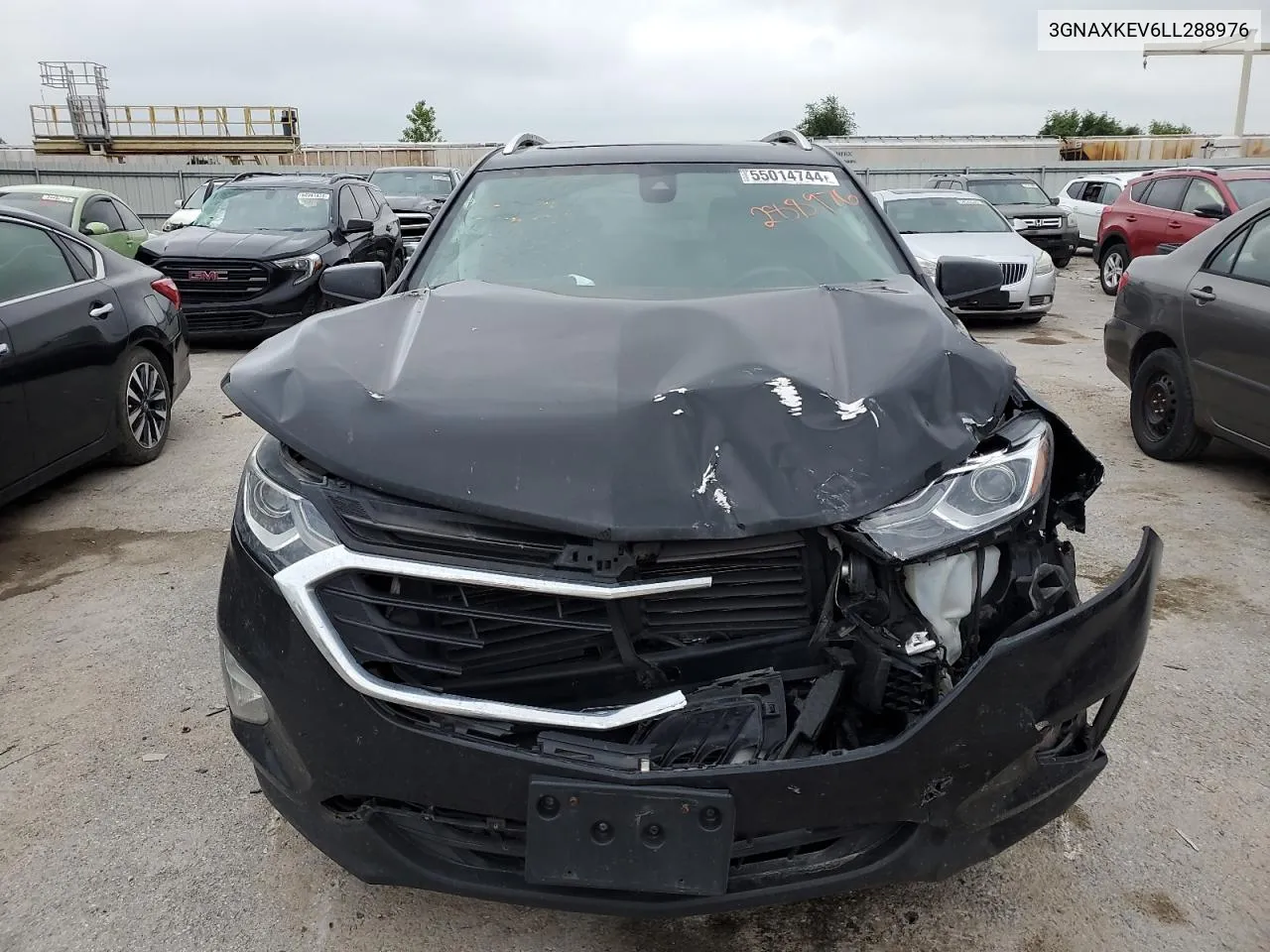 2020 Chevrolet Equinox Lt VIN: 3GNAXKEV6LL288976 Lot: 55014744