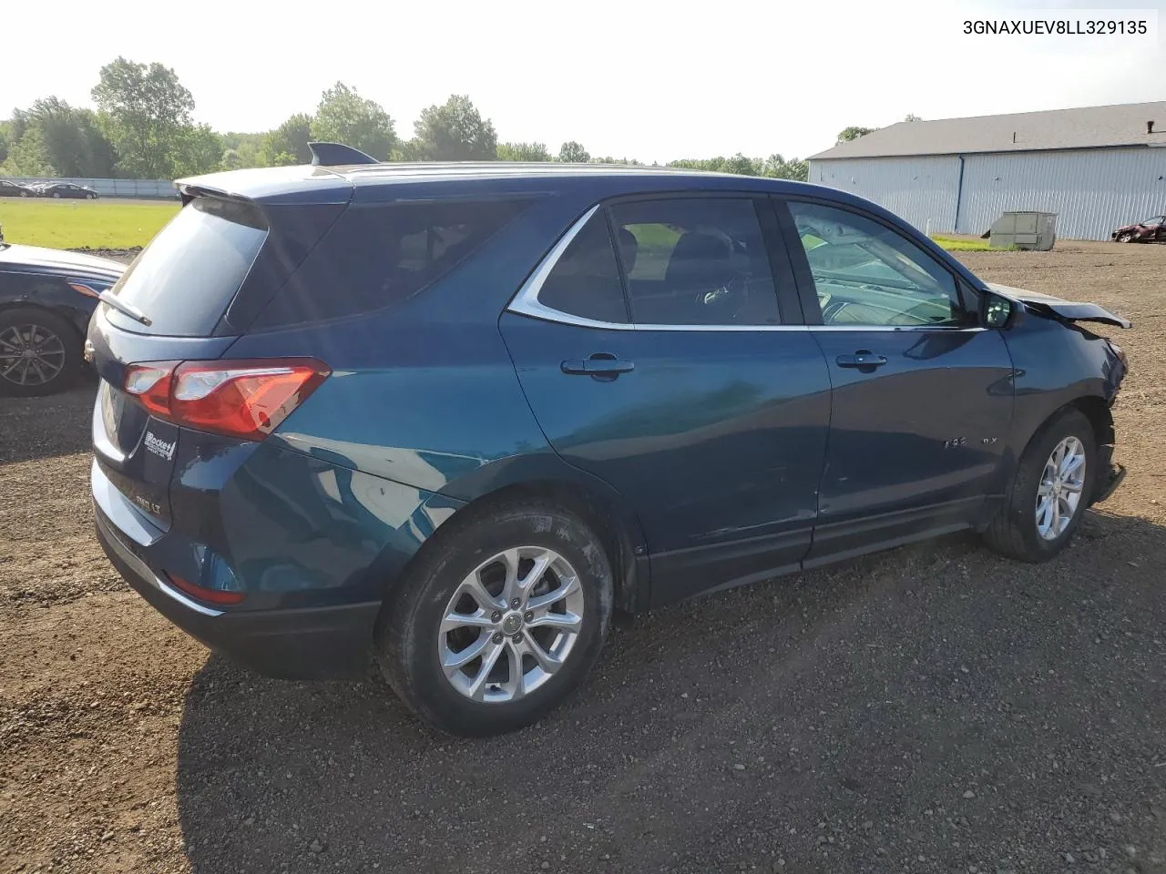 2020 Chevrolet Equinox Lt VIN: 3GNAXUEV8LL329135 Lot: 55271404