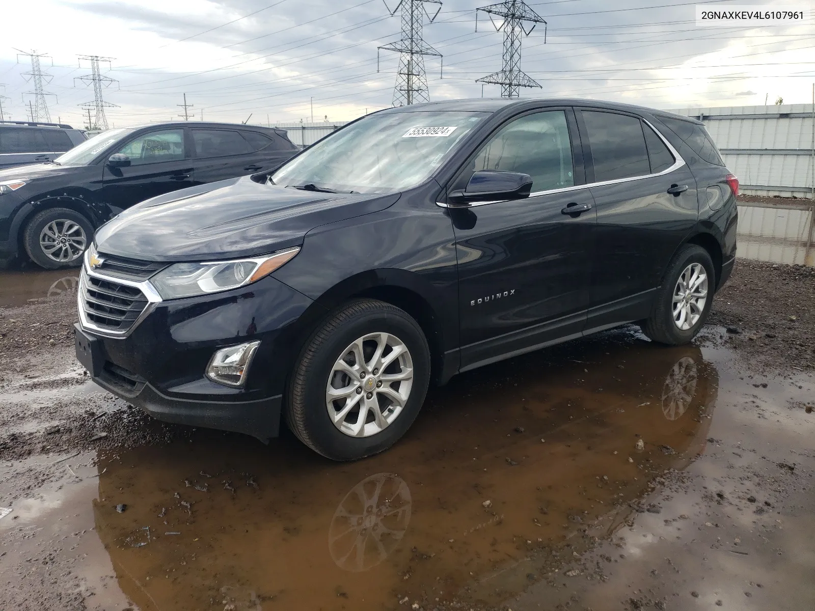 2020 Chevrolet Equinox Lt VIN: 2GNAXKEV4L6107961 Lot: 55530924