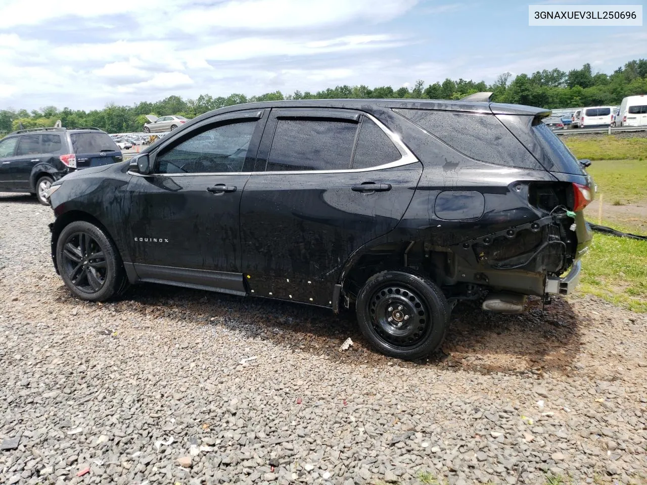 2020 Chevrolet Equinox Lt VIN: 3GNAXUEV3LL250696 Lot: 55538274