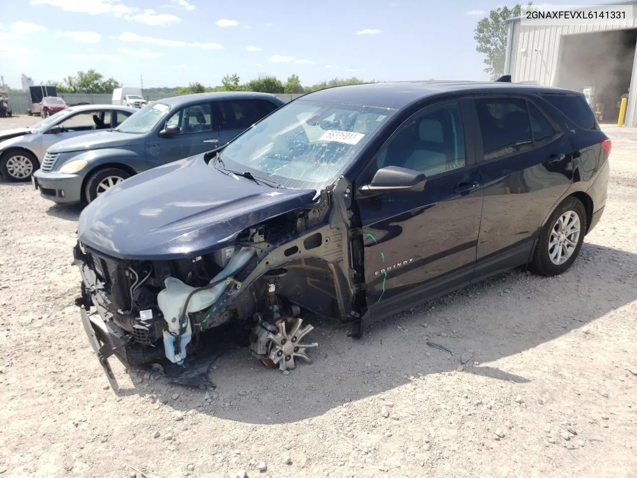 2020 Chevrolet Equinox VIN: 2GNAXFEVXL6141331 Lot: 56336014