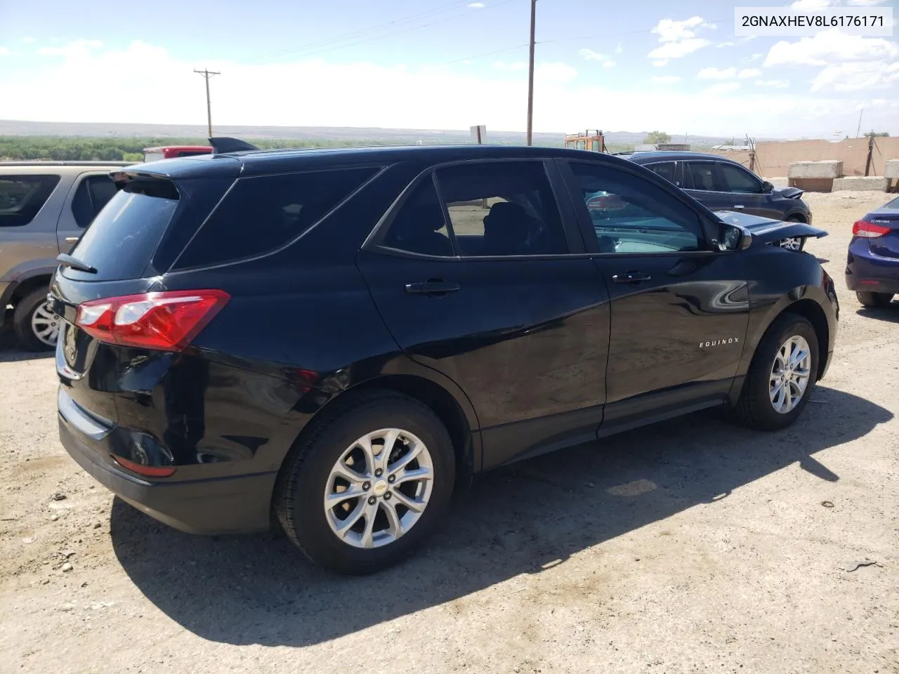 2020 Chevrolet Equinox Ls VIN: 2GNAXHEV8L6176171 Lot: 57089674