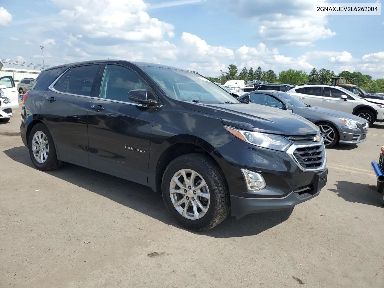 2020 Chevrolet Equinox Lt VIN: 2GNAXUEV2L6262004 Lot: 57240814