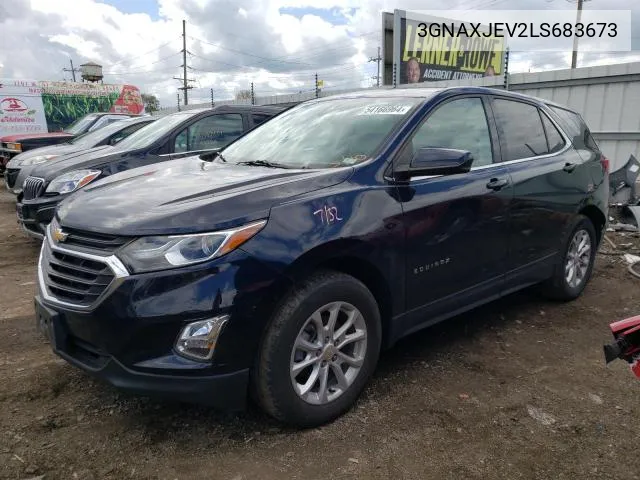 2020 Chevrolet Equinox Lt VIN: 3GNAXJEV2LS683673 Lot: 57243534