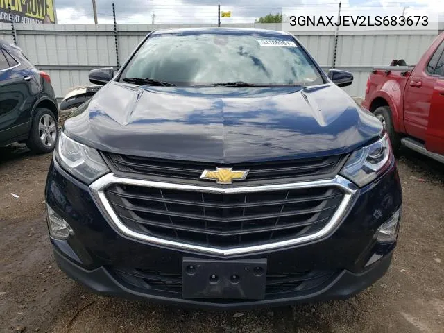 2020 Chevrolet Equinox Lt VIN: 3GNAXJEV2LS683673 Lot: 57243534