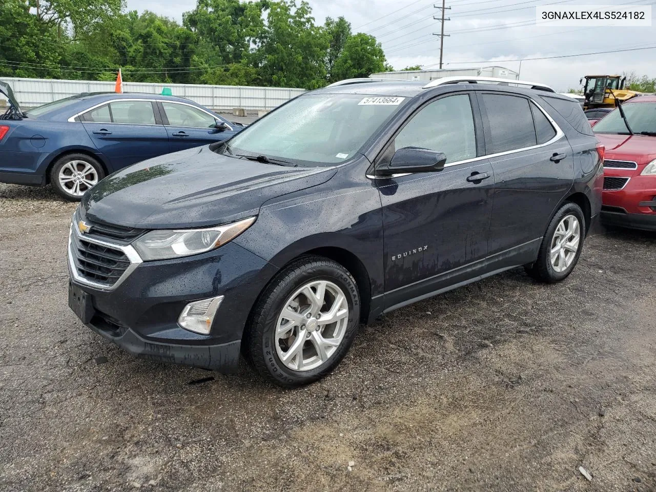 2020 Chevrolet Equinox Lt VIN: 3GNAXLEX4LS524182 Lot: 57413664