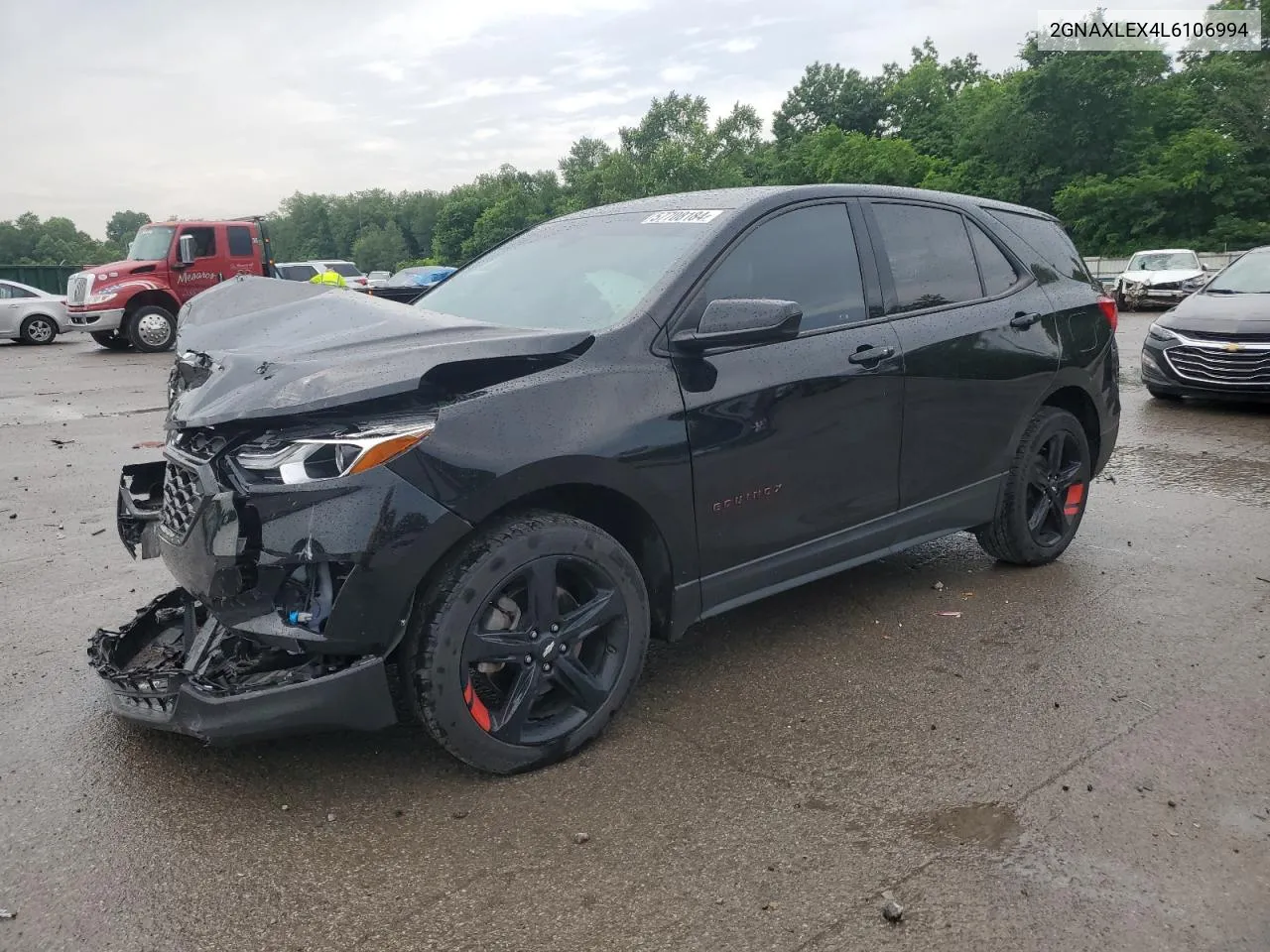 2020 Chevrolet Equinox Lt VIN: 2GNAXLEX4L6106994 Lot: 57708184