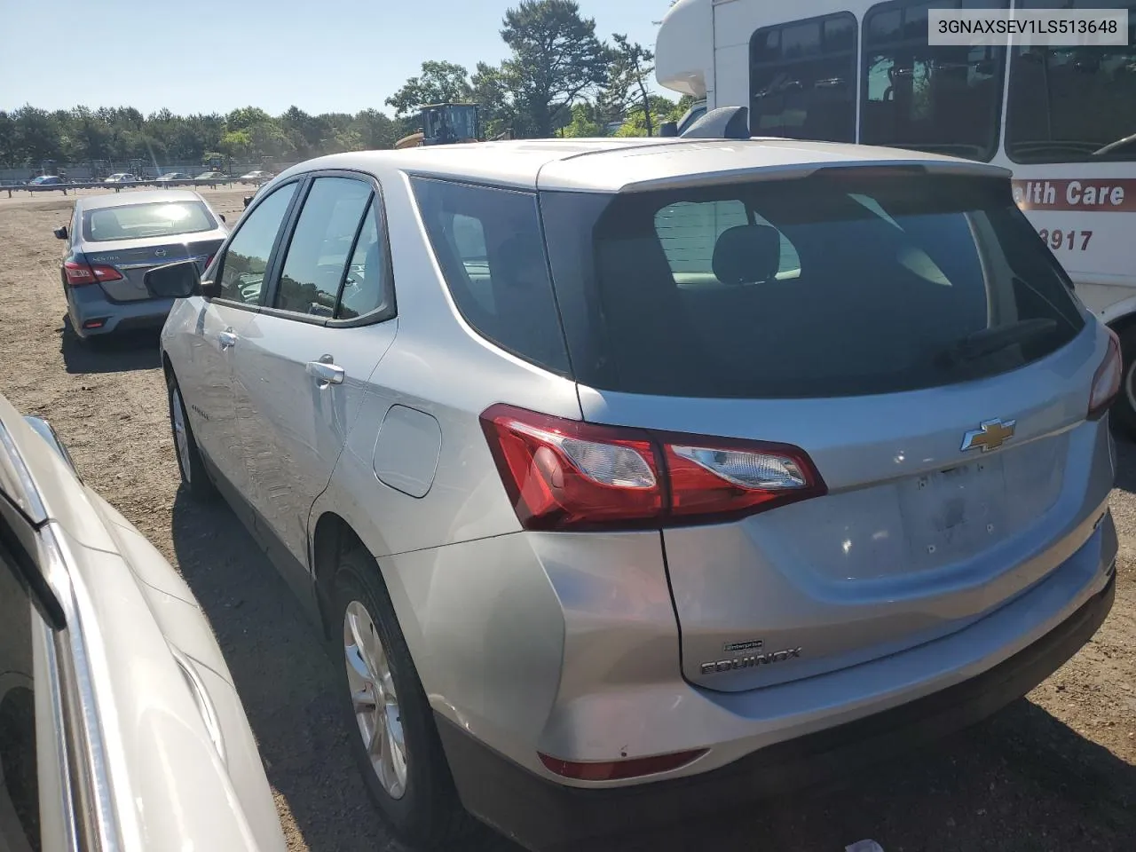 2020 Chevrolet Equinox Ls VIN: 3GNAXSEV1LS513648 Lot: 57830564