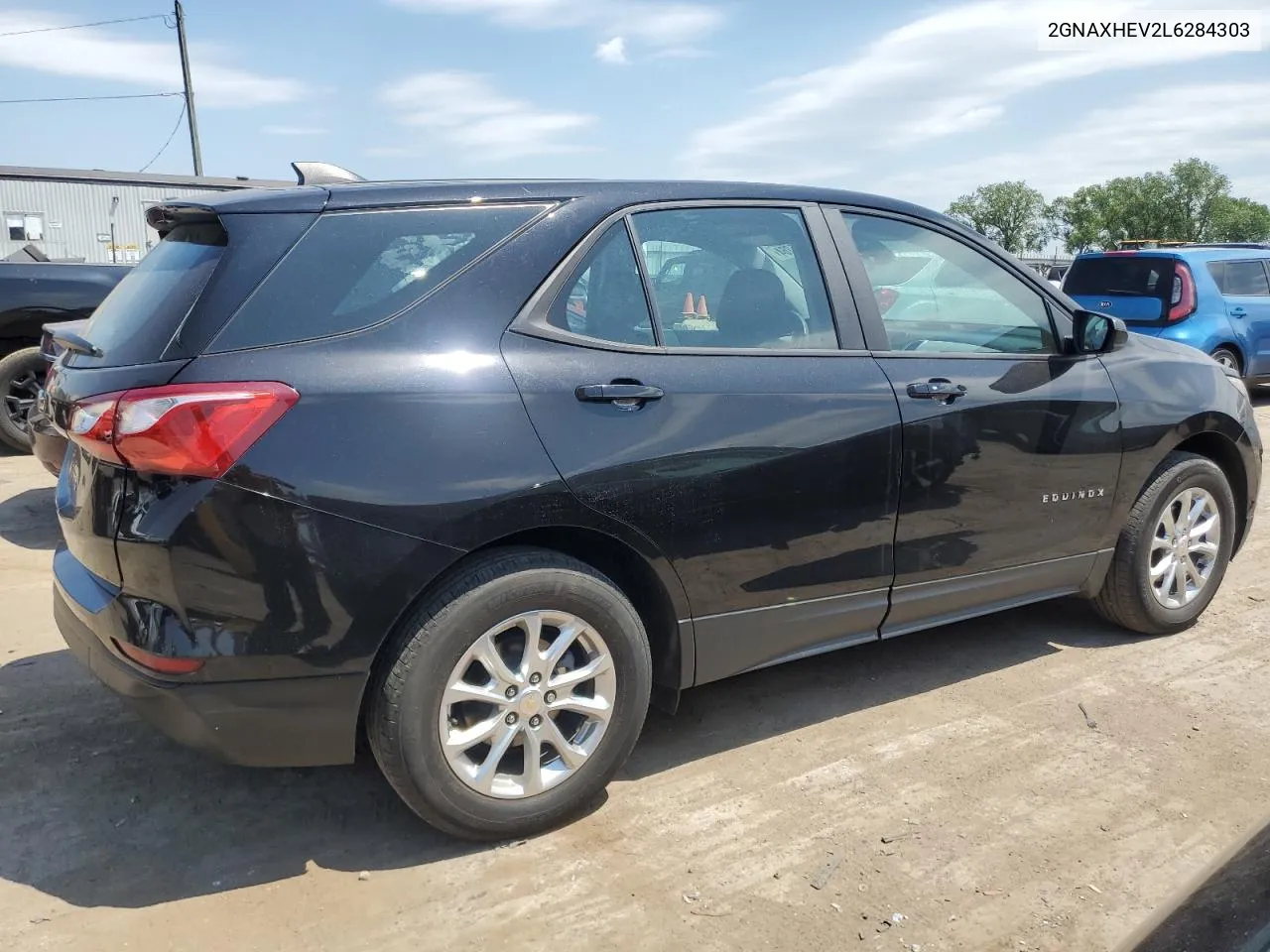 2020 Chevrolet Equinox Ls VIN: 2GNAXHEV2L6284303 Lot: 57865264