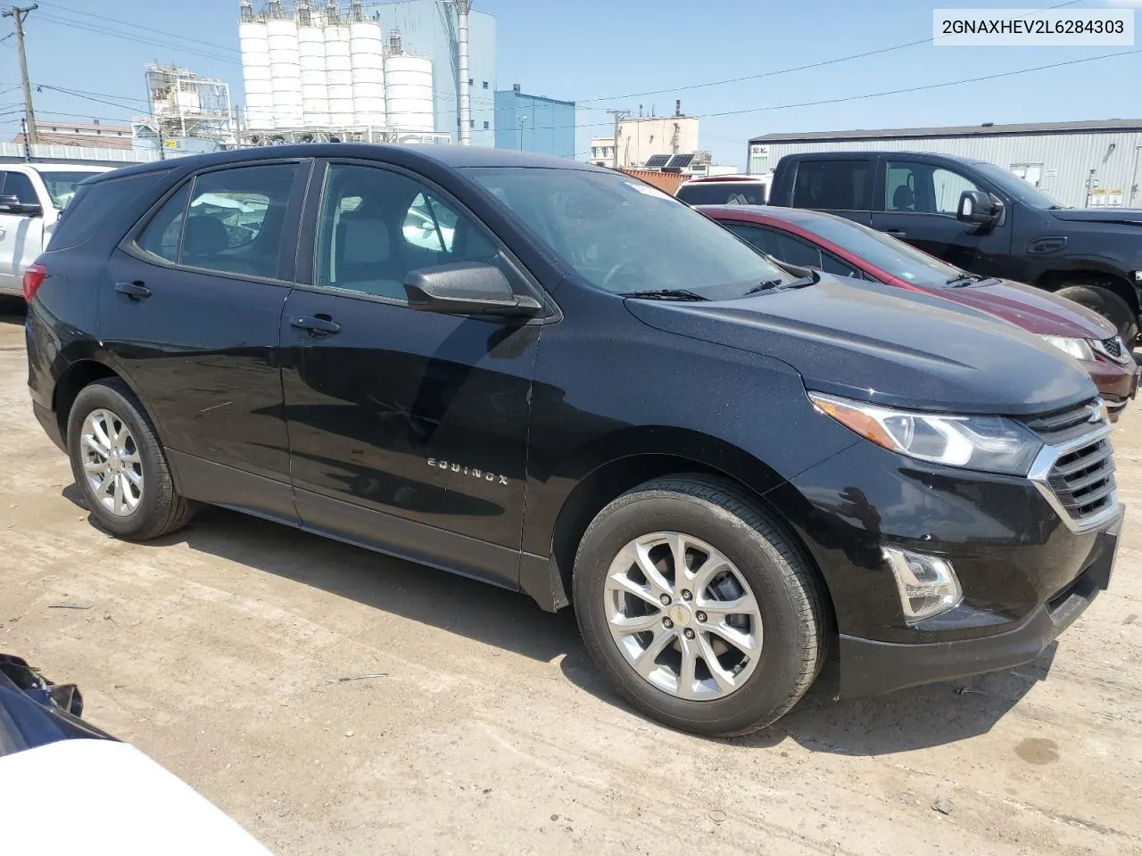 2020 Chevrolet Equinox Ls VIN: 2GNAXHEV2L6284303 Lot: 57865264