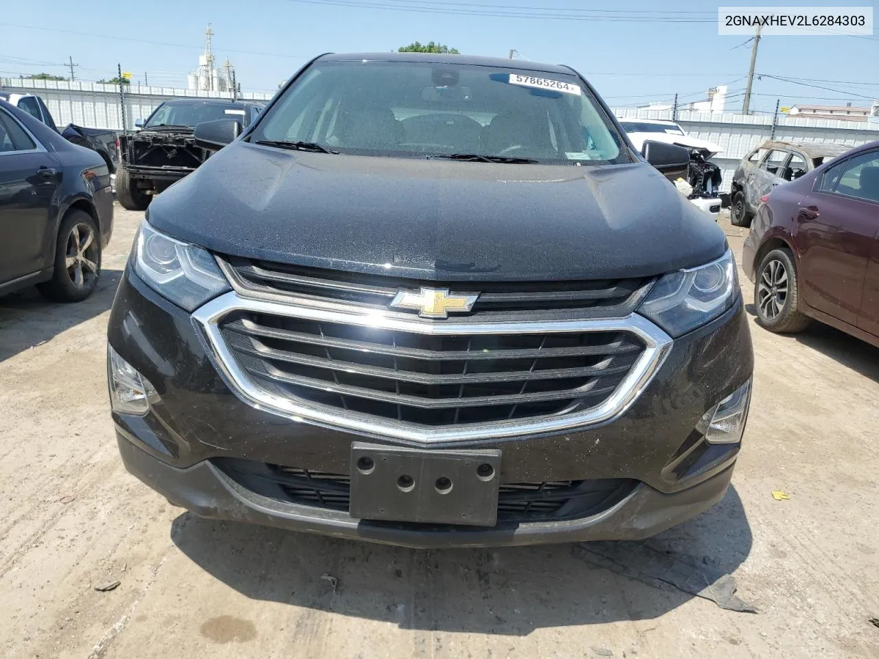 2020 Chevrolet Equinox Ls VIN: 2GNAXHEV2L6284303 Lot: 57865264