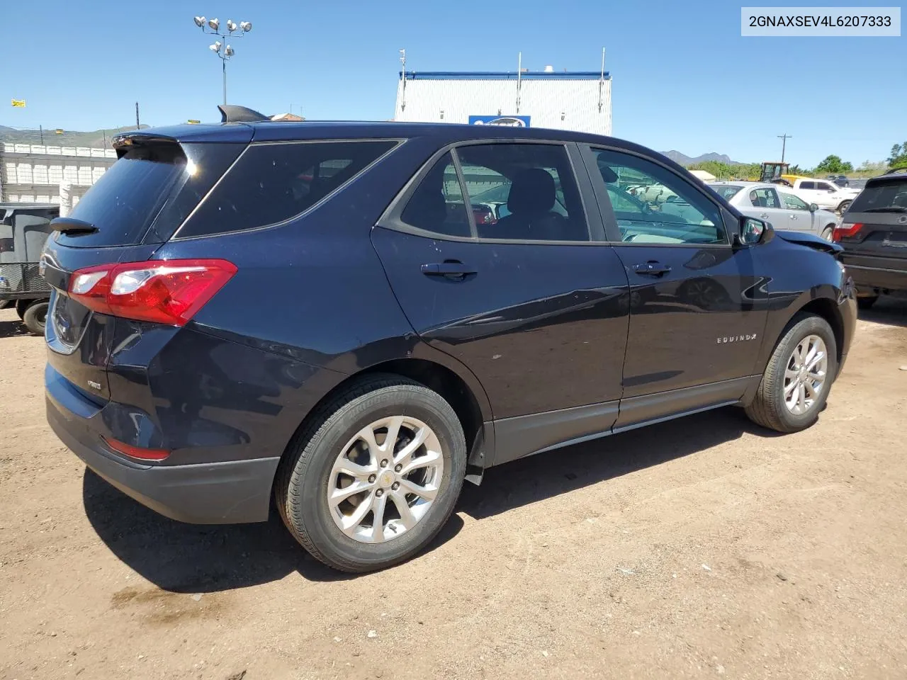 2020 Chevrolet Equinox Ls VIN: 2GNAXSEV4L6207333 Lot: 57928714