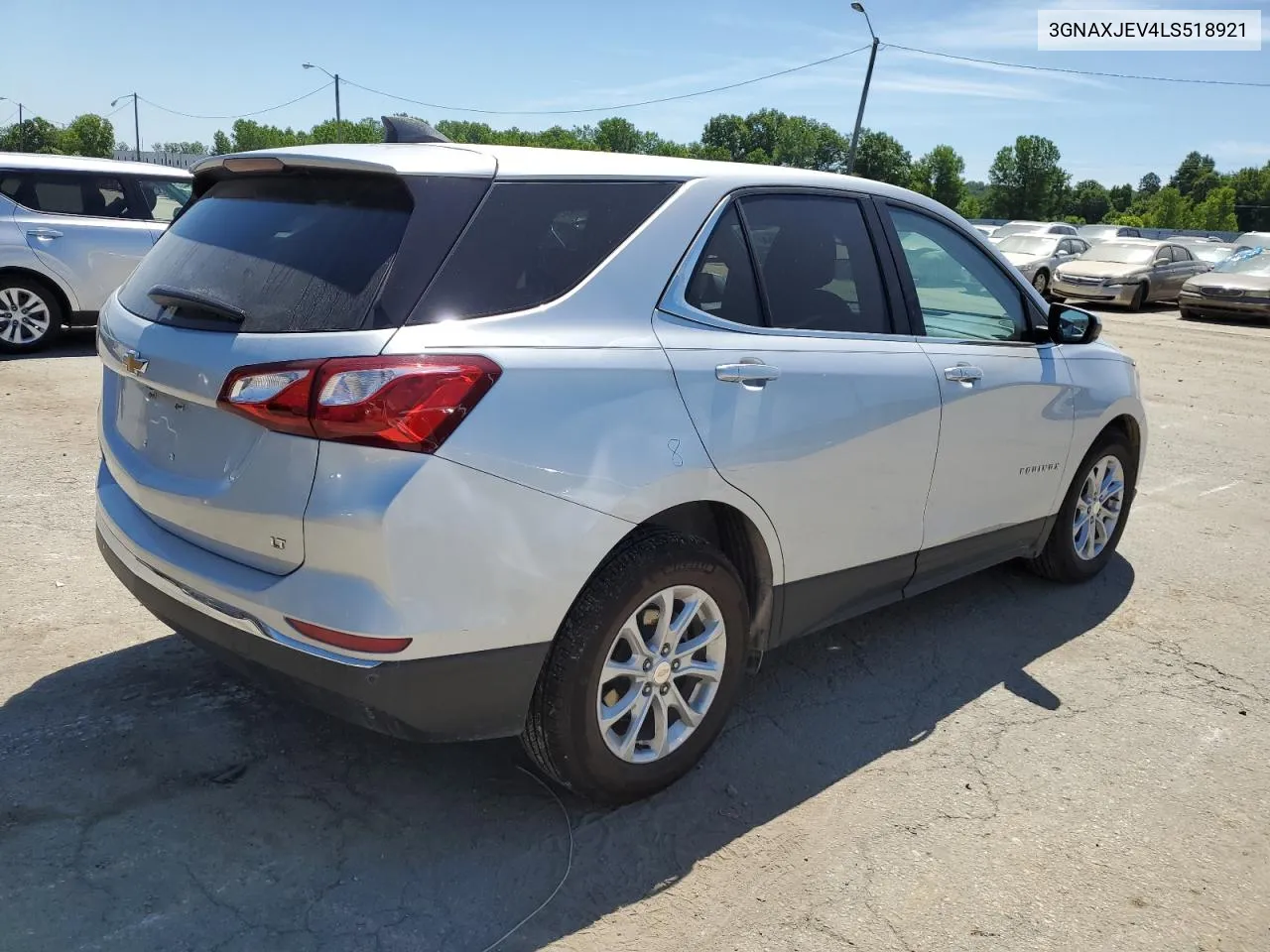 2020 Chevrolet Equinox Lt VIN: 3GNAXJEV4LS518921 Lot: 58431034