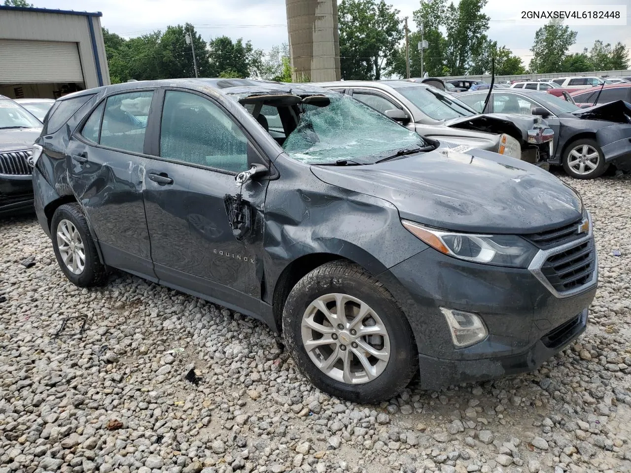 2020 Chevrolet Equinox Ls VIN: 2GNAXSEV4L6182448 Lot: 58540694