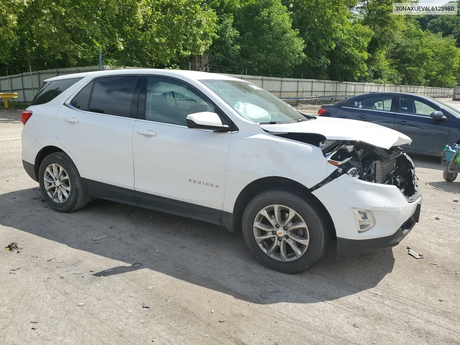 2020 Chevrolet Equinox Lt VIN: 2GNAXUEV6L6123980 Lot: 58621494