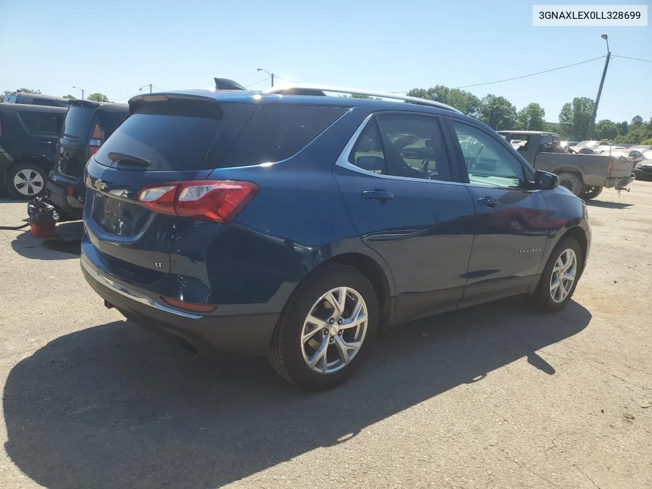 2020 Chevrolet Equinox Lt VIN: 3GNAXLEX0LL328699 Lot: 58728524