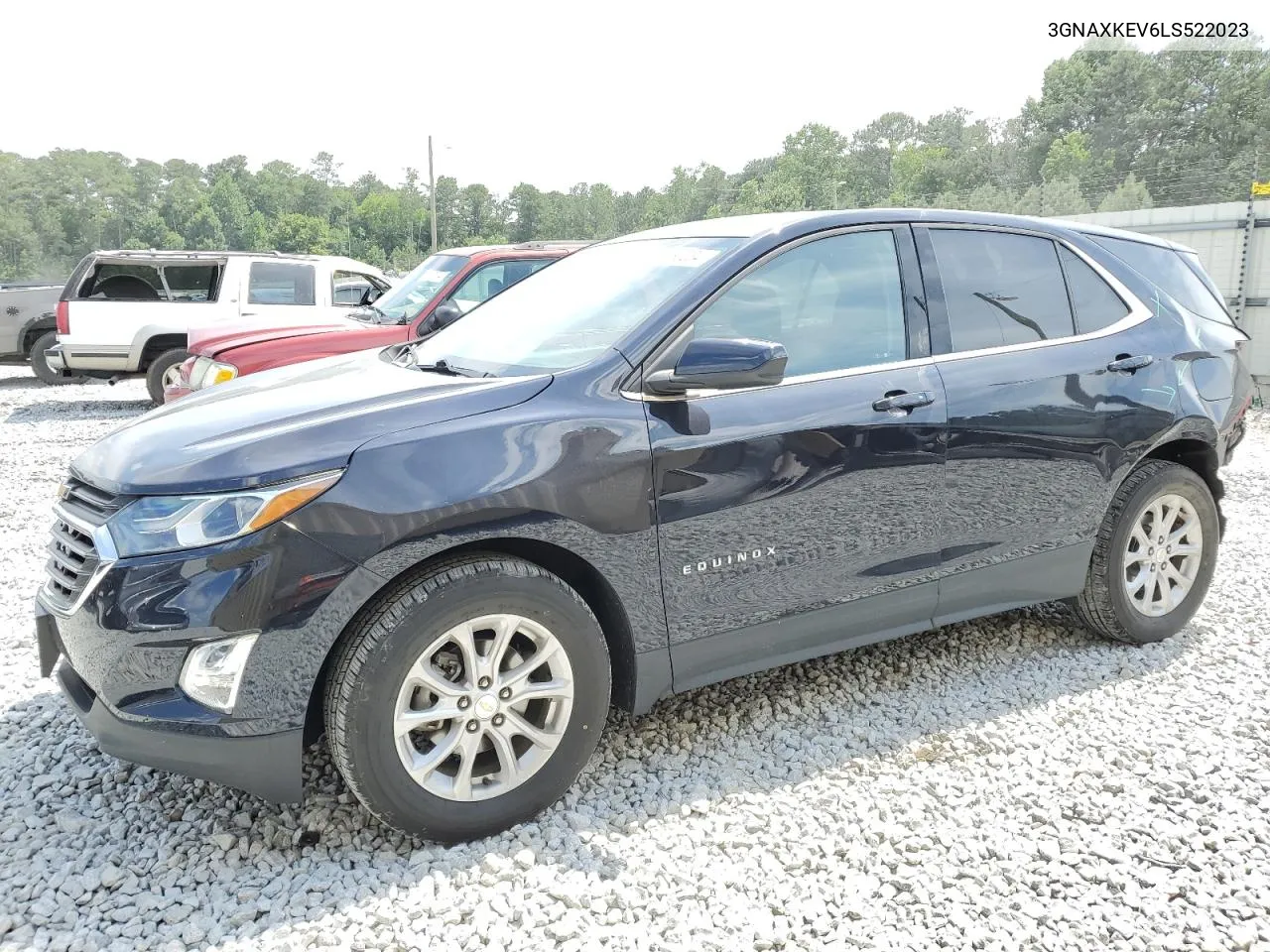 2020 Chevrolet Equinox Lt VIN: 3GNAXKEV6LS522023 Lot: 59293234