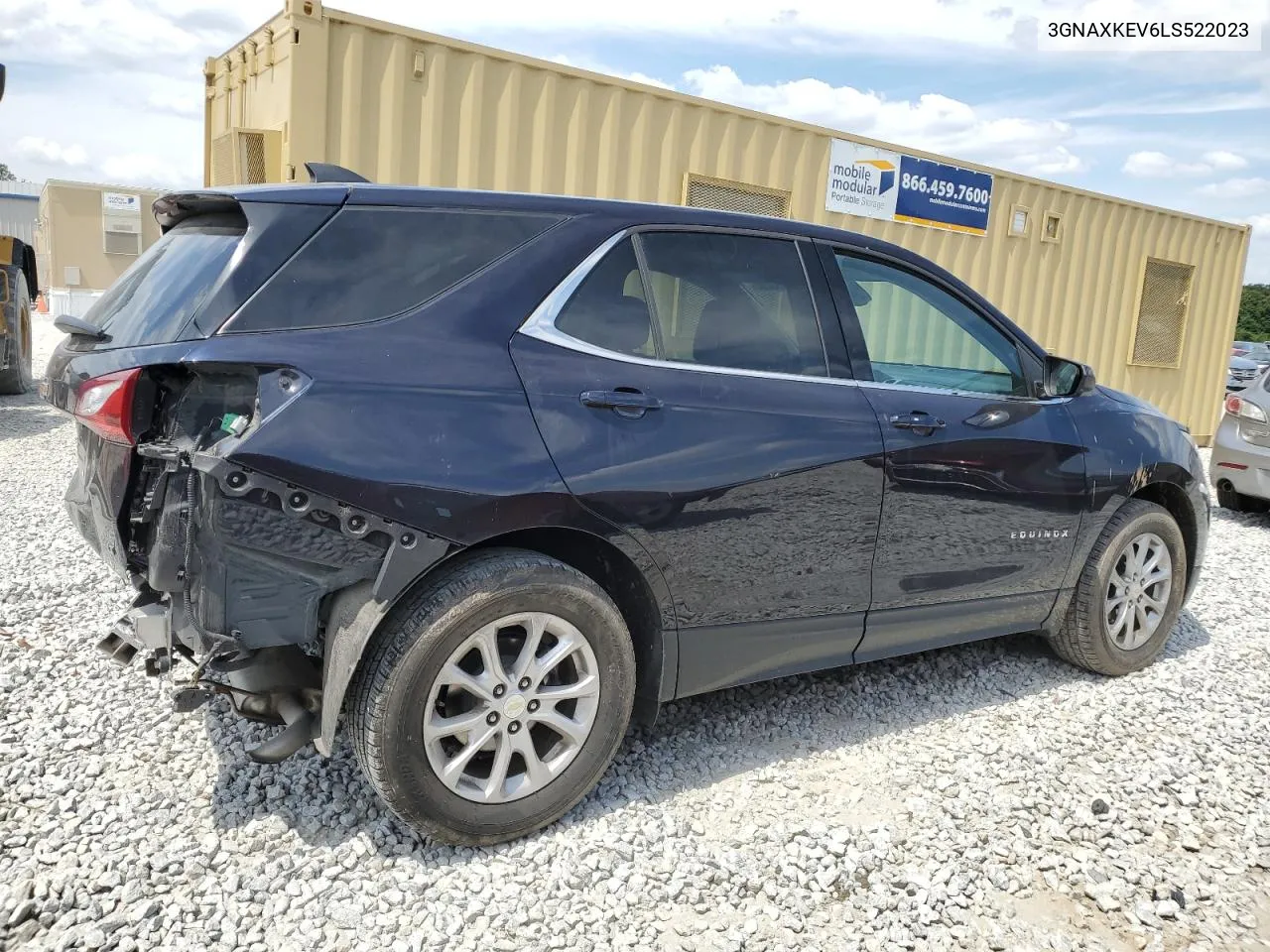 2020 Chevrolet Equinox Lt VIN: 3GNAXKEV6LS522023 Lot: 59293234