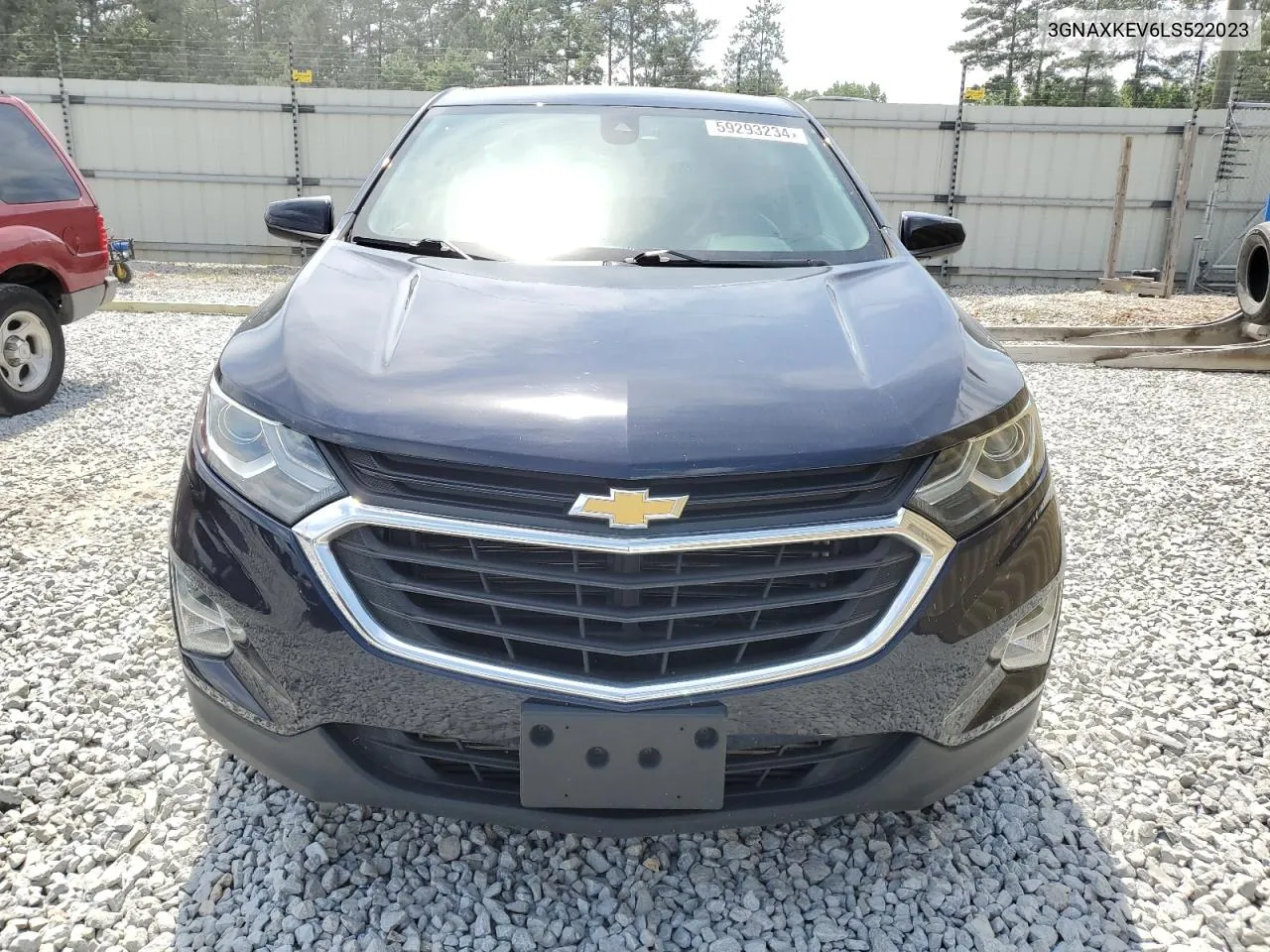 2020 Chevrolet Equinox Lt VIN: 3GNAXKEV6LS522023 Lot: 59293234