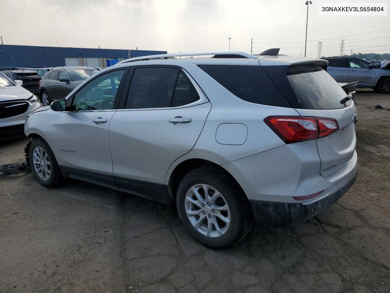 2020 Chevrolet Equinox Lt VIN: 3GNAXKEV3LS654804 Lot: 59584694