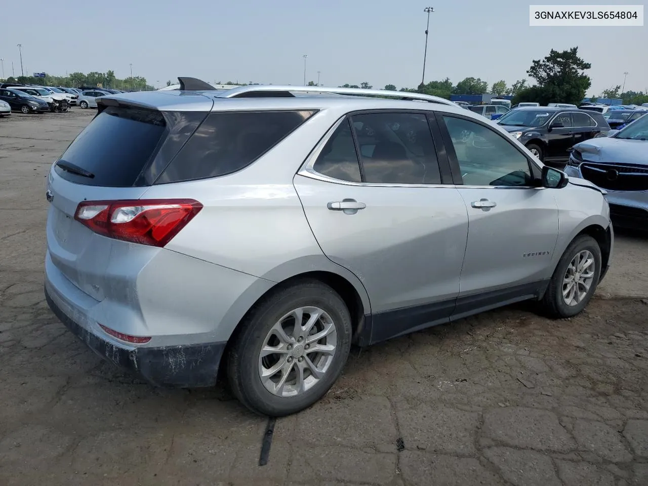 2020 Chevrolet Equinox Lt VIN: 3GNAXKEV3LS654804 Lot: 59584694