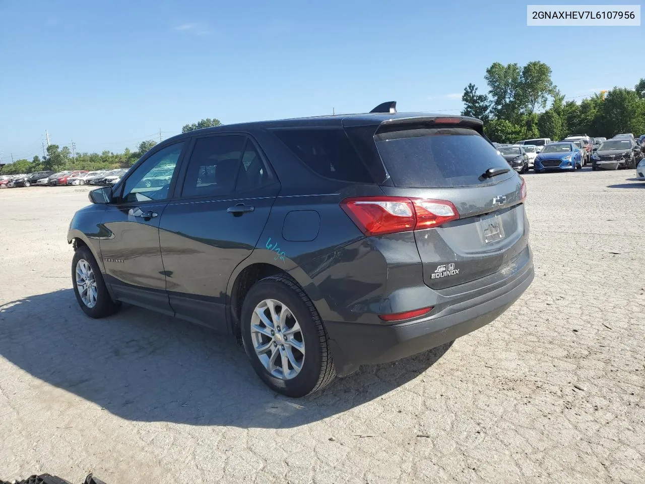 2020 Chevrolet Equinox Ls VIN: 2GNAXHEV7L6107956 Lot: 59682534