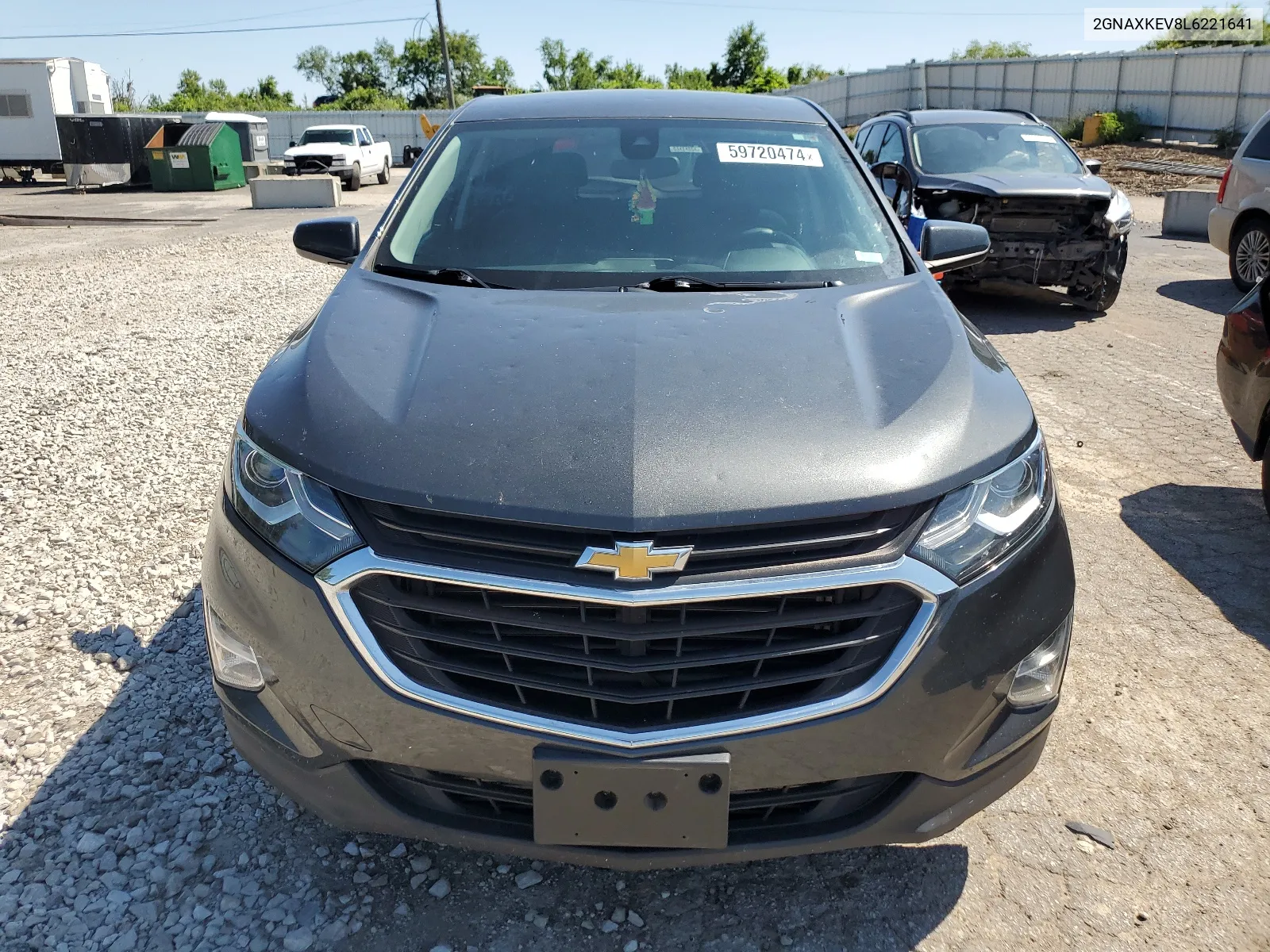 2020 Chevrolet Equinox Lt VIN: 2GNAXKEV8L6221641 Lot: 59720474