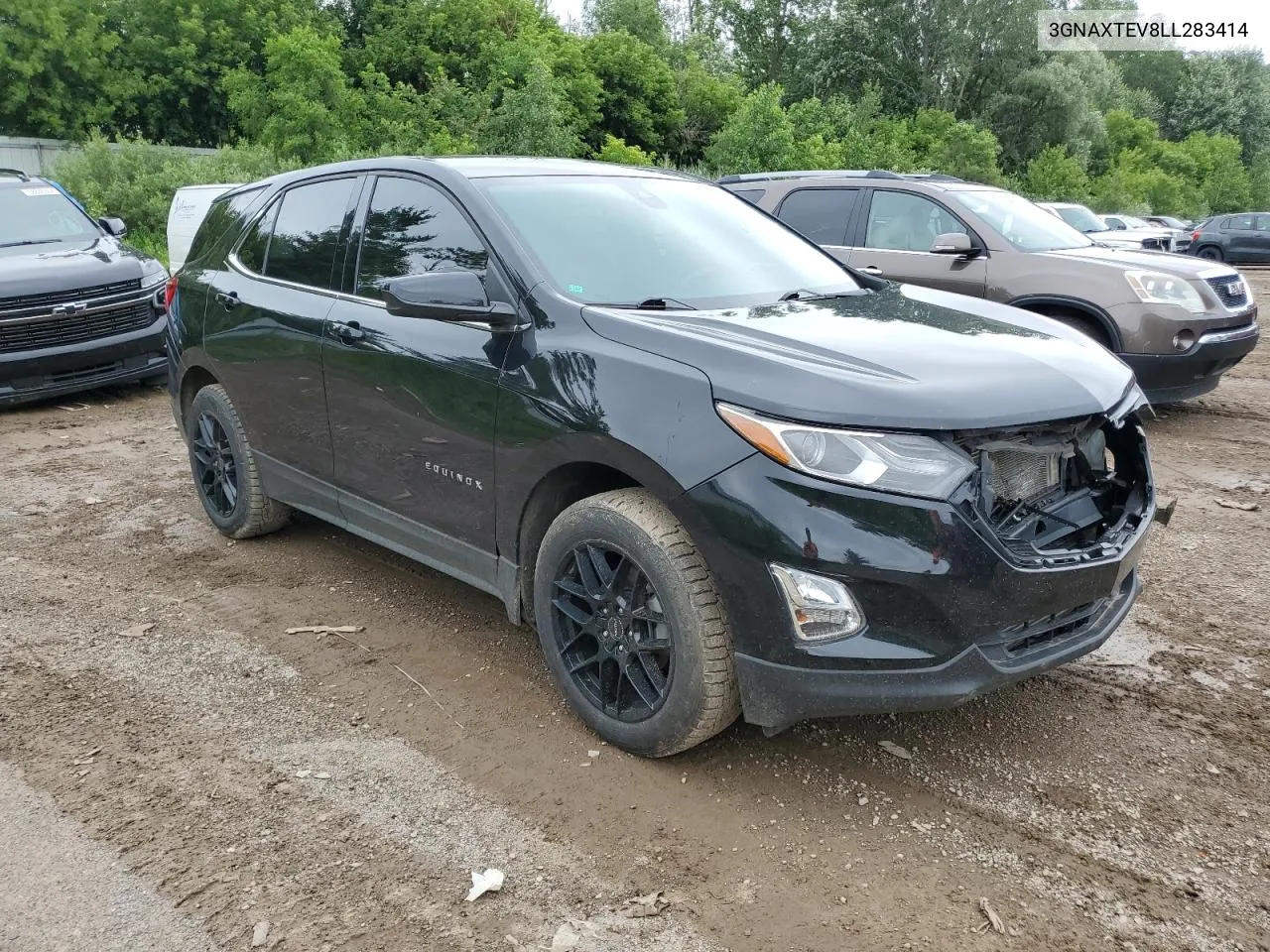 2020 Chevrolet Equinox Lt VIN: 3GNAXTEV8LL283414 Lot: 59989904