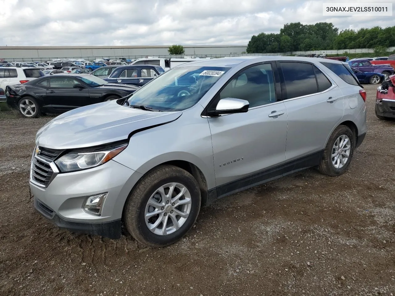 2020 Chevrolet Equinox Lt VIN: 3GNAXJEV2LS510011 Lot: 60020394