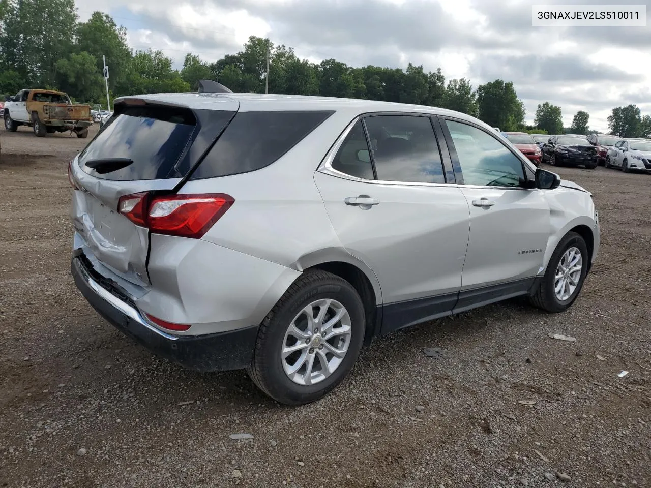 2020 Chevrolet Equinox Lt VIN: 3GNAXJEV2LS510011 Lot: 60020394