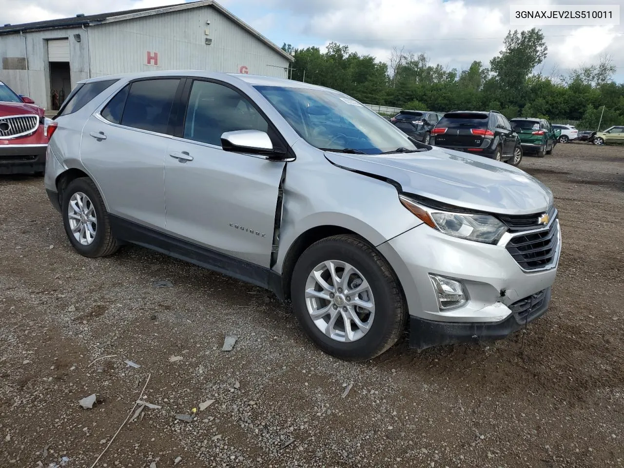 2020 Chevrolet Equinox Lt VIN: 3GNAXJEV2LS510011 Lot: 60020394