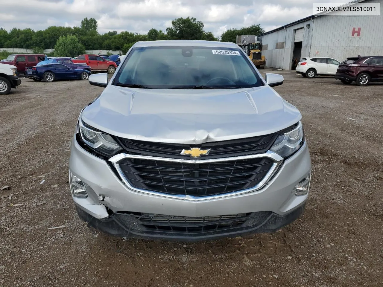 2020 Chevrolet Equinox Lt VIN: 3GNAXJEV2LS510011 Lot: 60020394