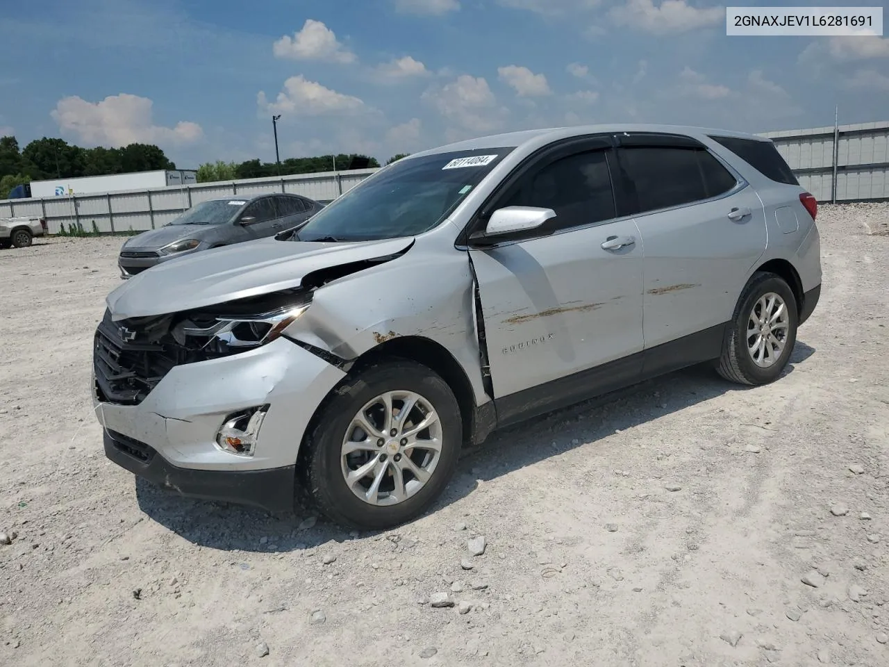 2020 Chevrolet Equinox Lt VIN: 2GNAXJEV1L6281691 Lot: 60114084