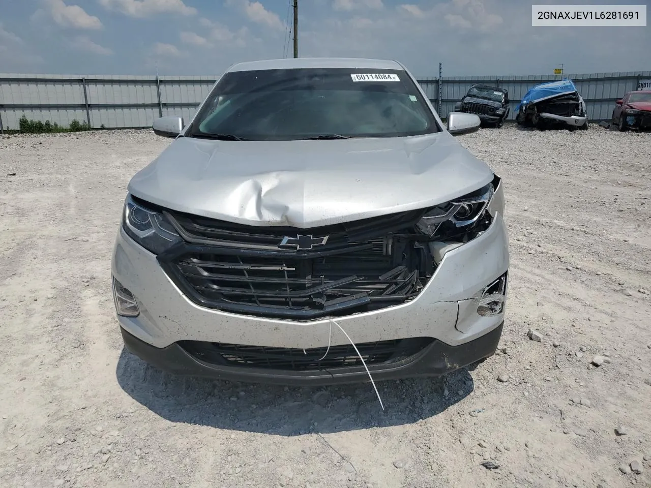 2020 Chevrolet Equinox Lt VIN: 2GNAXJEV1L6281691 Lot: 60114084