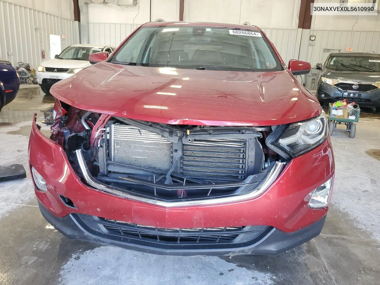 2020 Chevrolet Equinox Lt VIN: 3GNAXVEX0LS610990 Lot: 60266864