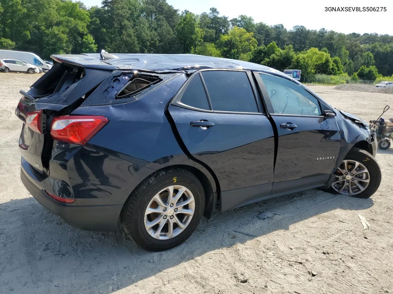 2020 Chevrolet Equinox Ls VIN: 3GNAXSEV8LS506275 Lot: 60541664