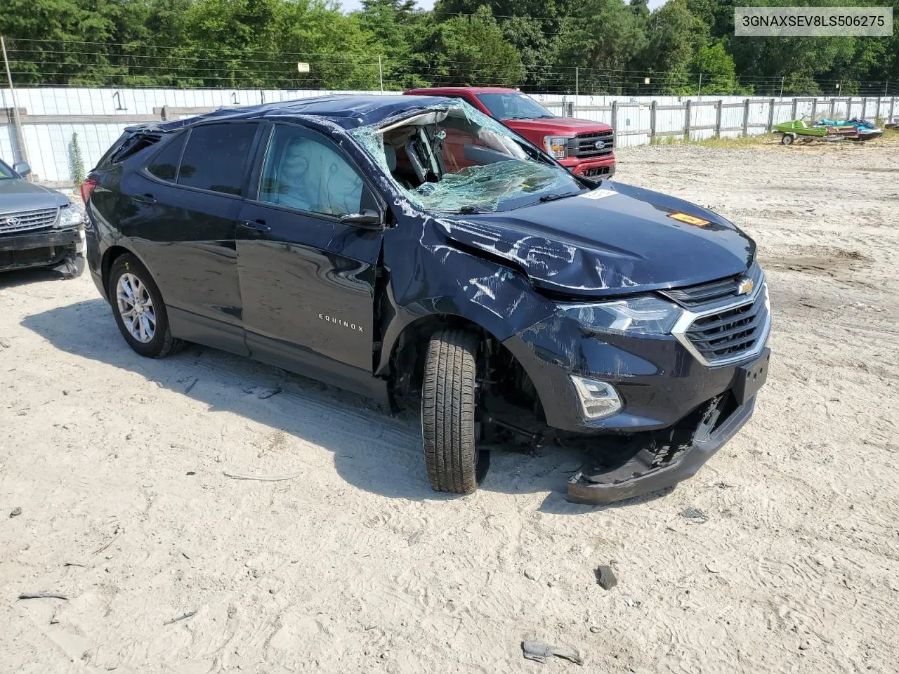 2020 Chevrolet Equinox Ls VIN: 3GNAXSEV8LS506275 Lot: 60541664