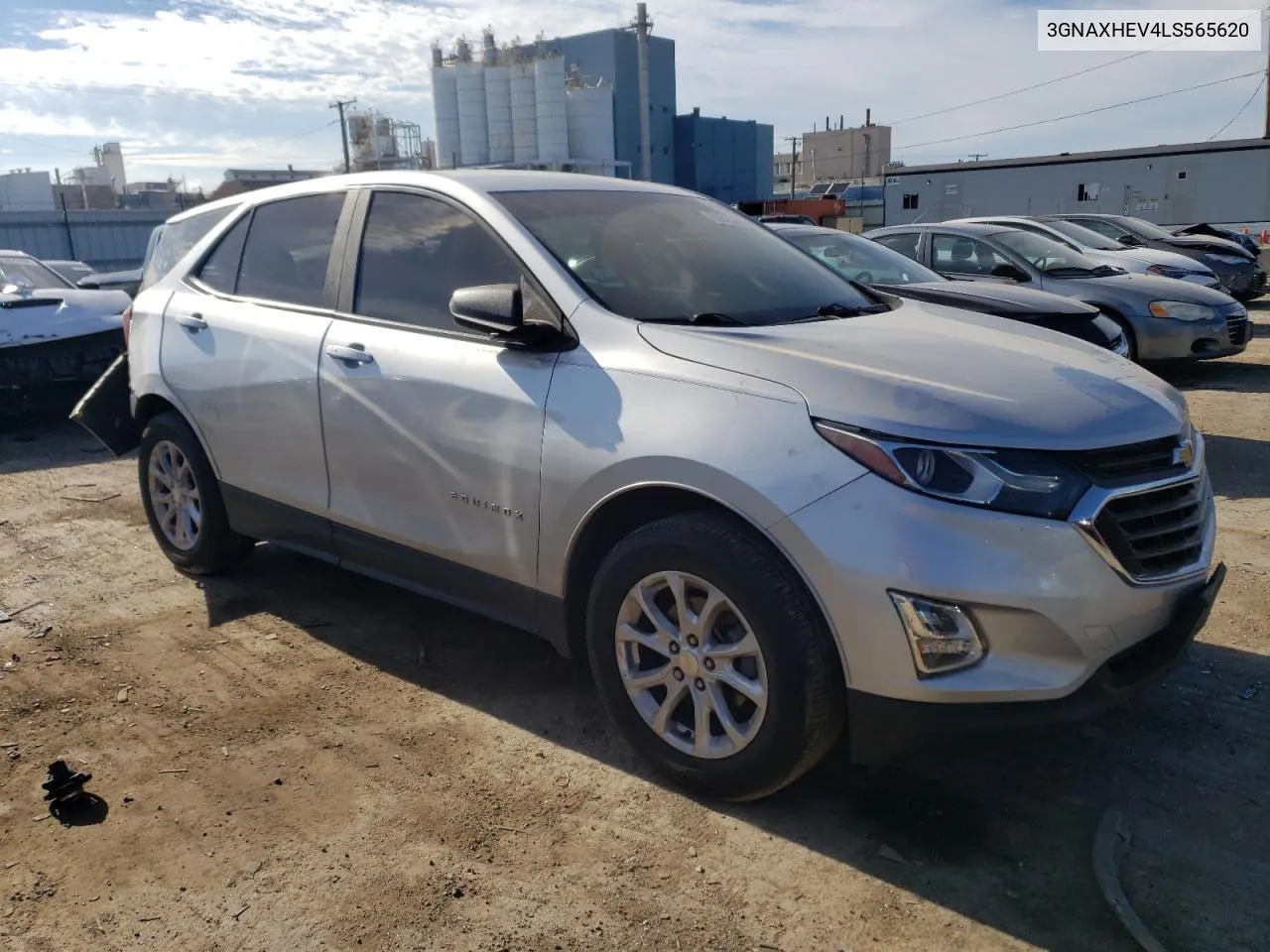 2020 Chevrolet Equinox Ls VIN: 3GNAXHEV4LS565620 Lot: 60623264