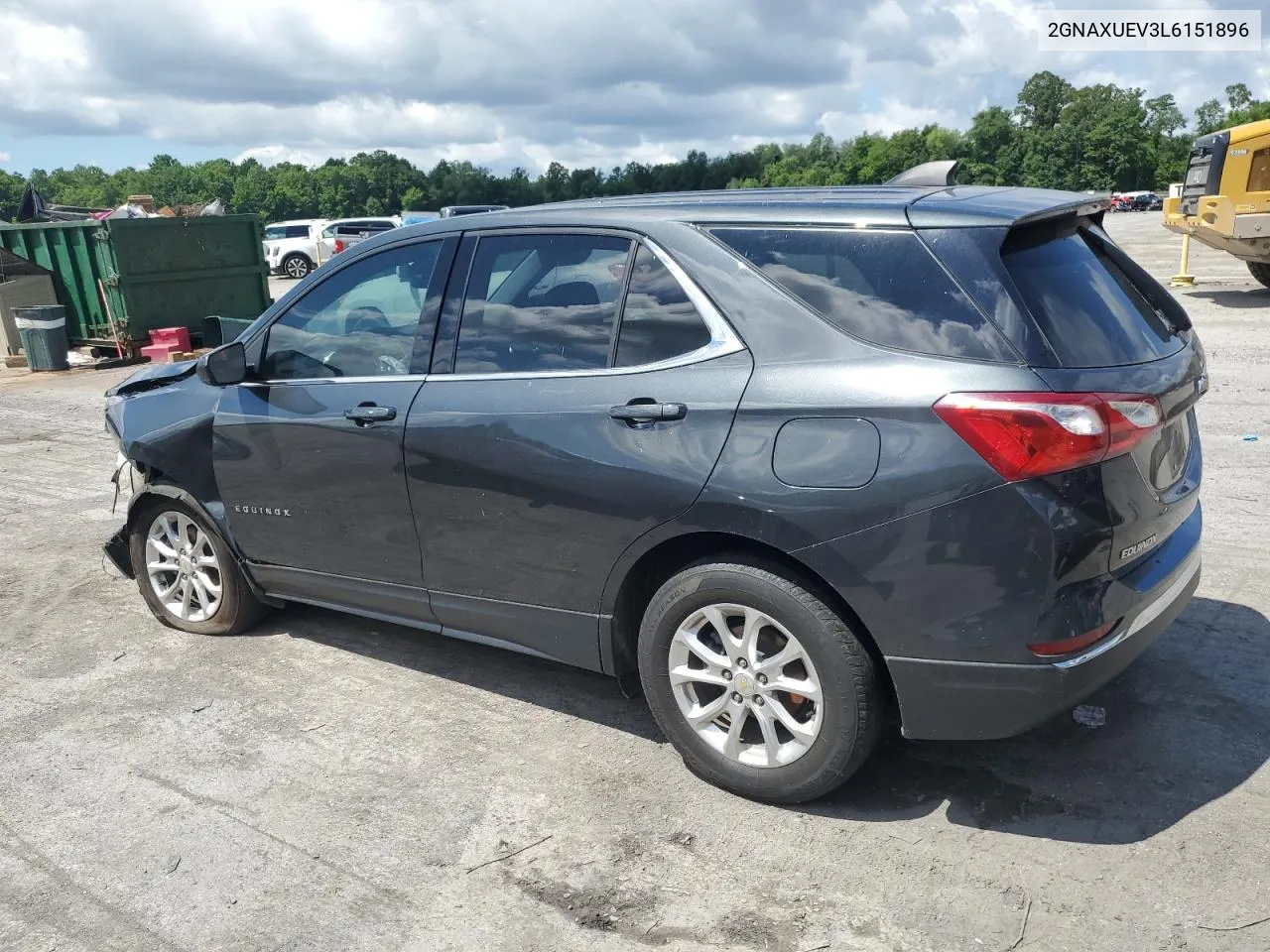 2020 Chevrolet Equinox Lt VIN: 2GNAXUEV3L6151896 Lot: 60738614