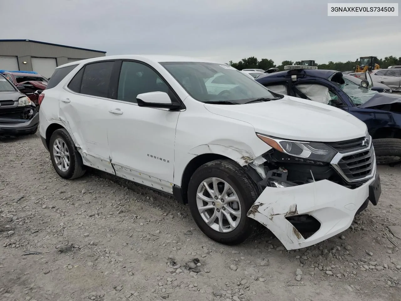 2020 Chevrolet Equinox Lt VIN: 3GNAXKEV0LS734500 Lot: 61138774