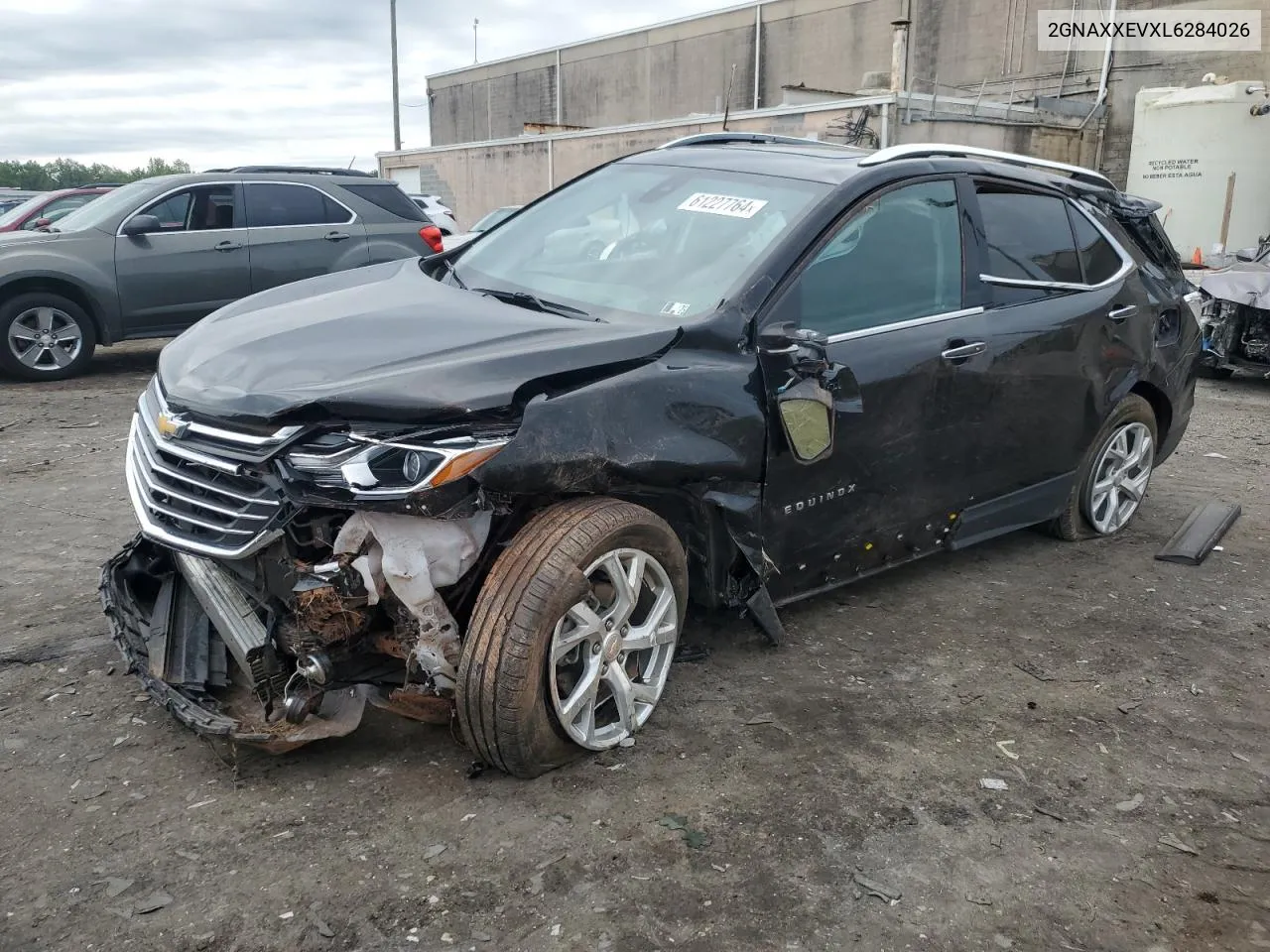 2020 Chevrolet Equinox Premier VIN: 2GNAXXEVXL6284026 Lot: 61227764