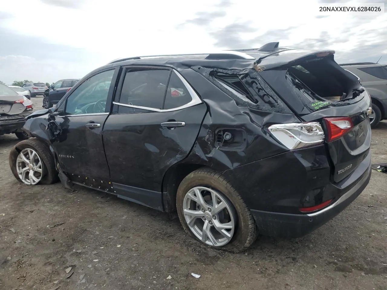 2020 Chevrolet Equinox Premier VIN: 2GNAXXEVXL6284026 Lot: 61227764