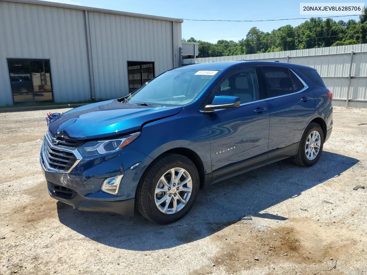 2020 Chevrolet Equinox Lt VIN: 2GNAXJEV8L6285706 Lot: 61514024